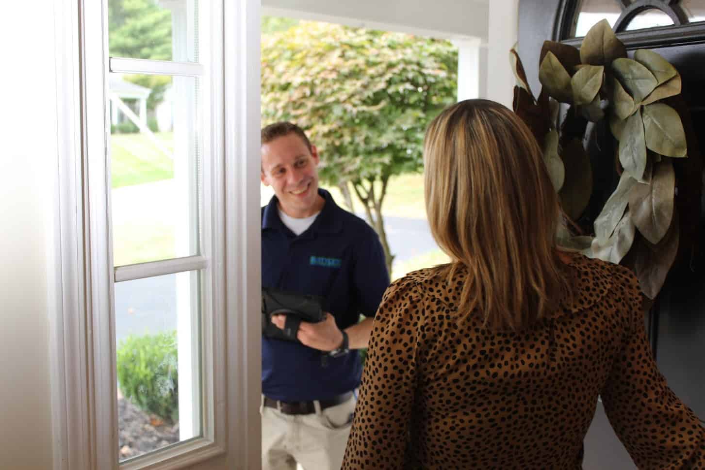 Rottler Employee Greeting Customer