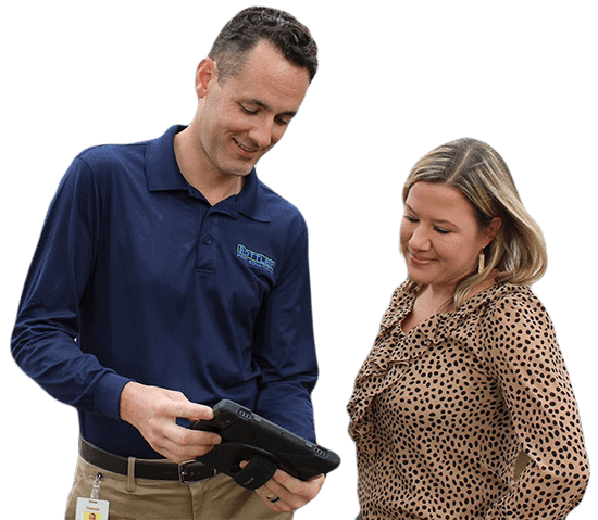 Rottler Tech with Customer