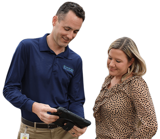 Rottler Tech with Customer